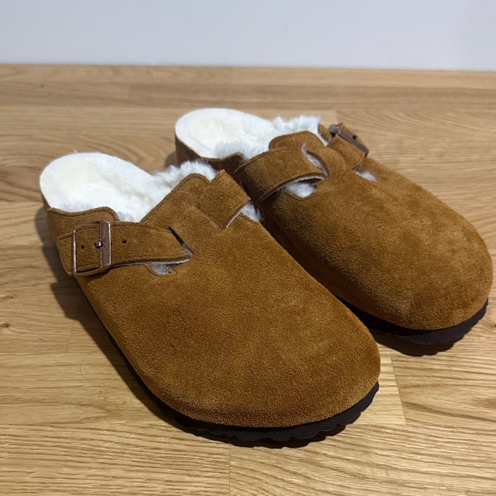 Brand new Men’s Birkenstock Boston Shearling size 9
